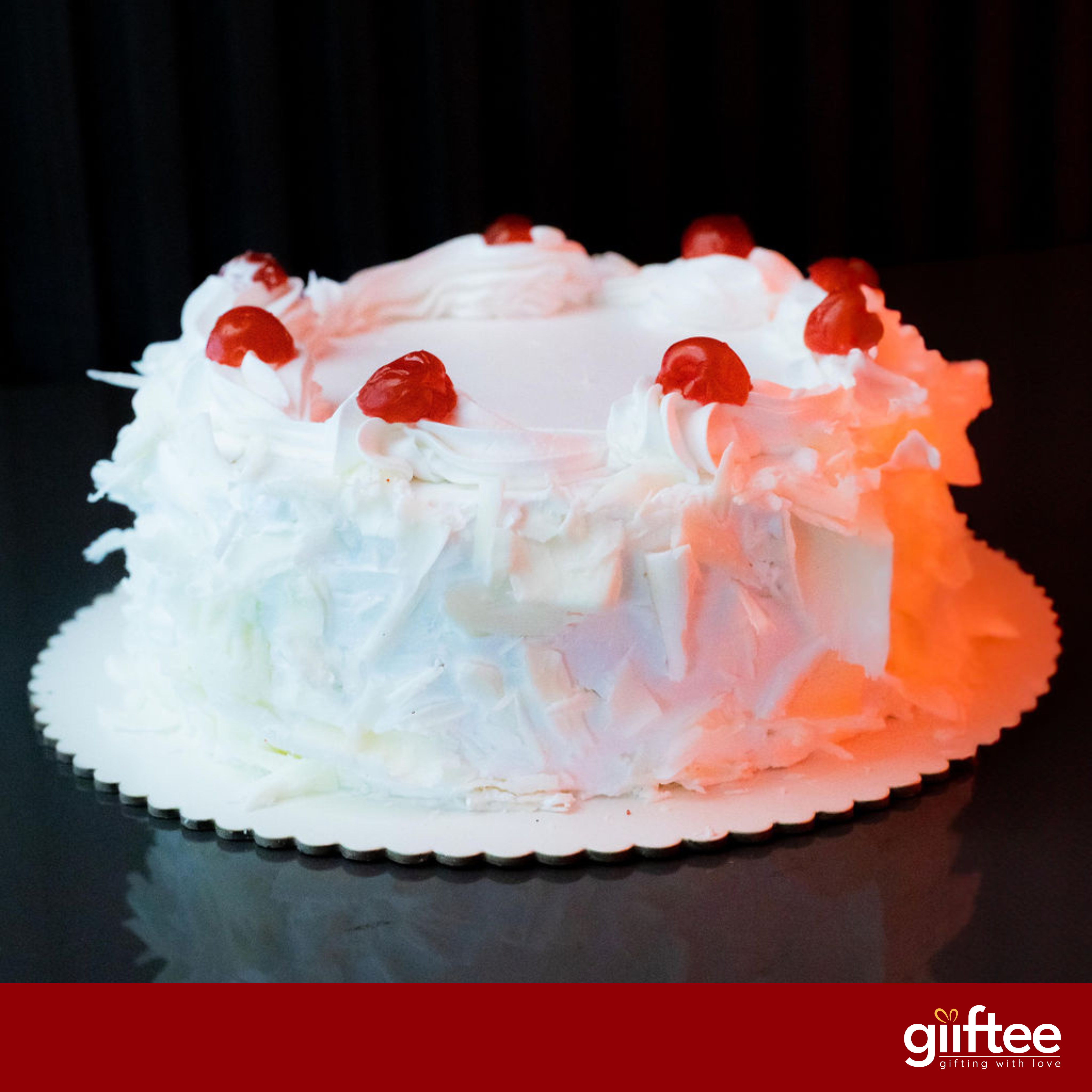 White Forest Cake